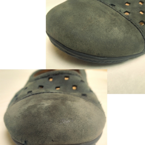 Gabor Hovercraft Moss Green Suede Leather Slip-On Shoes Sz 7.5 (5 EU) - Picture 11 of 12